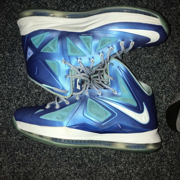 Lebron 10 “Blue diamond” size 10.5